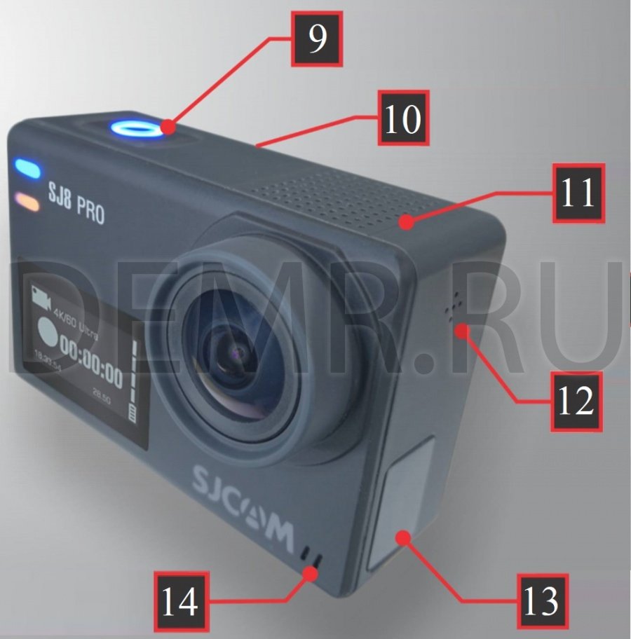Части экшн-камеры SJCAM SJ8 Pro