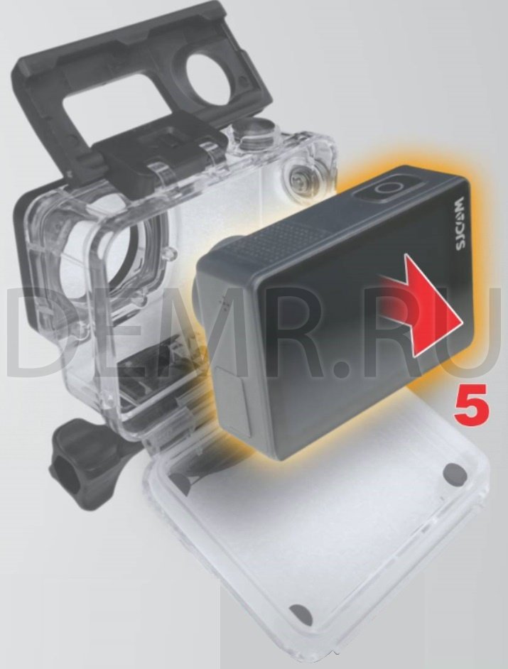 Извлечение экшн-камеры SJCAM SJ8 Pro из автобокса