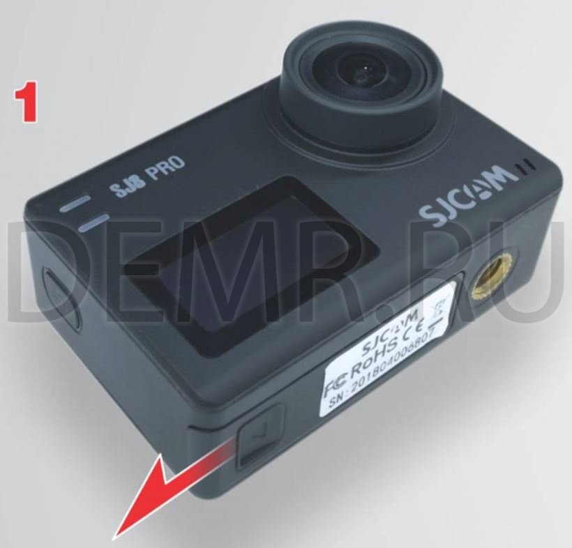 Замена батареи у экшн-камеры SJCAM SJ8 Pro